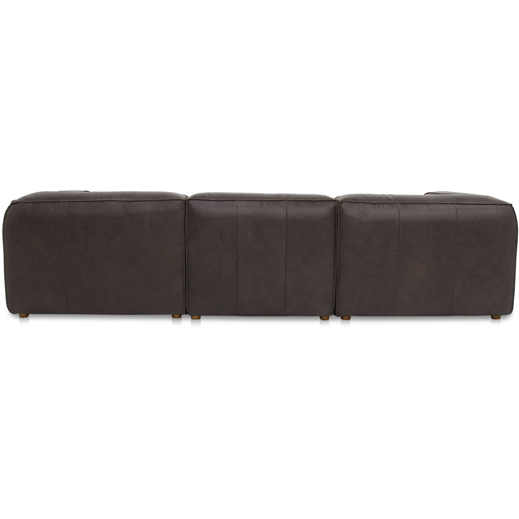 Form Brown Modular Sectional in Dark Brown, Classic L-Shaped